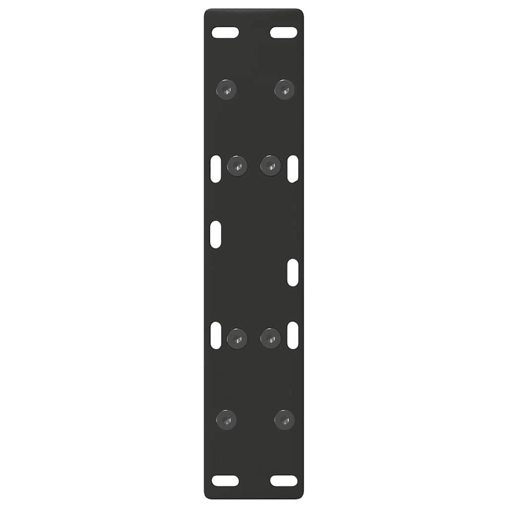 vidaXL Couchtischbeine A-Form 2 Stk. Schwarz 50x(30-31) cm Stahl
