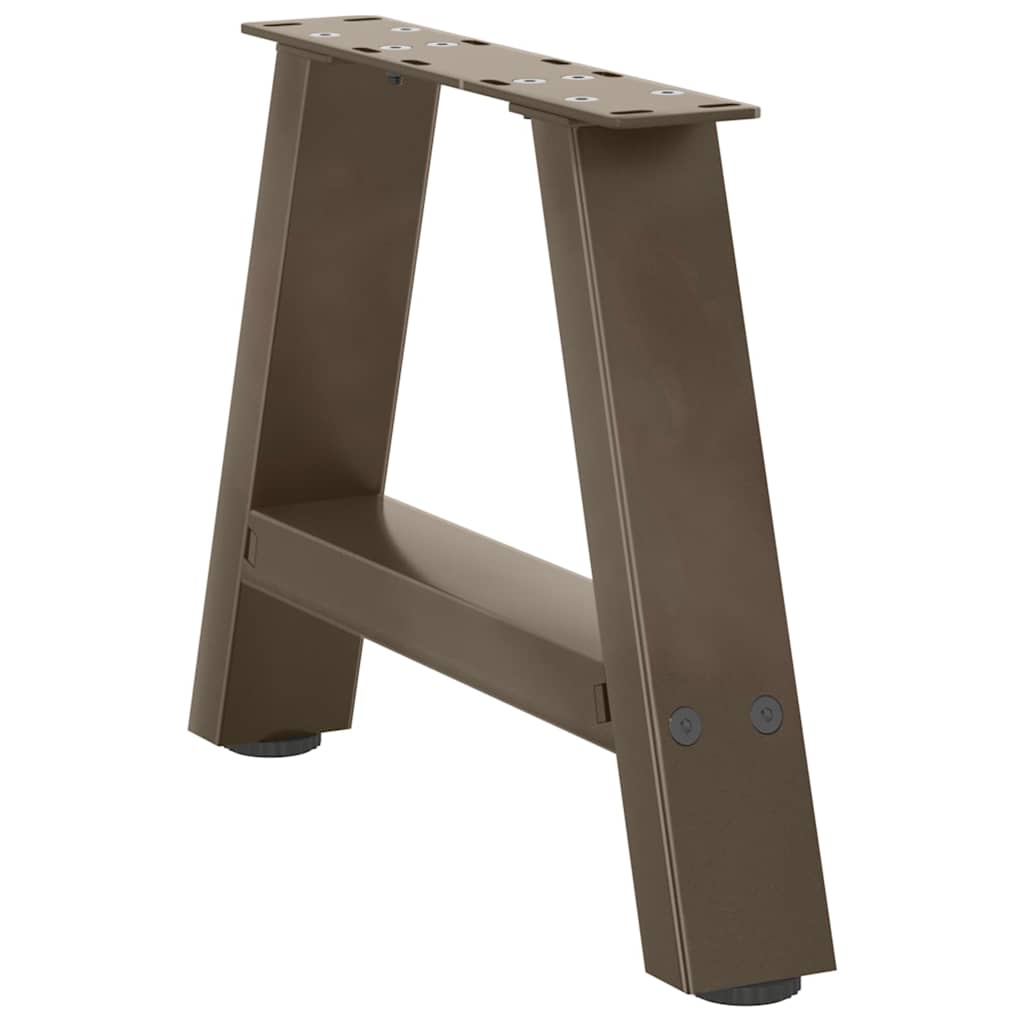 vidaXL Couchtischbeine A-Form 2 Stk. 50x(30-31) cm Stahl