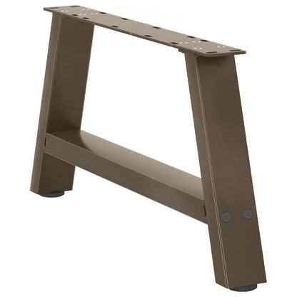 vidaXL Couchtischbeine A-Form 2 Stk. 60x(30-31) cm Stahl