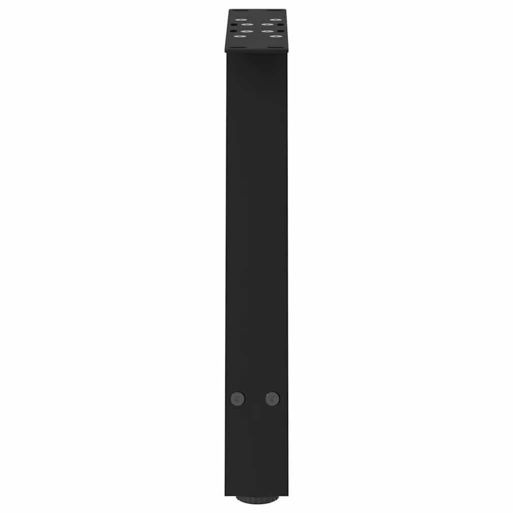 vidaXL Couchtischbeine A-Form 2 Stk. Schwarz 38x(42-43) cm Stahl