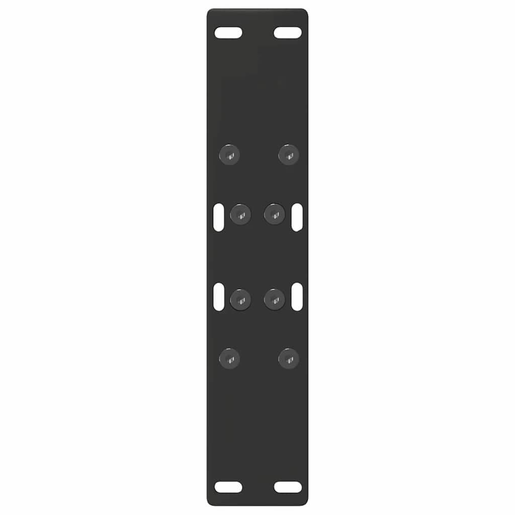 vidaXL Couchtischbeine A-Form 2 Stk. Schwarz 38x(42-43) cm Stahl