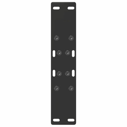 vidaXL Couchtischbeine A-Form 2 Stk. Schwarz 38x(42-43) cm Stahl