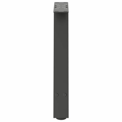 vidaXL Couchtischbeine A-Form 2 Stk. Anthrazit 38x(42-43) cm Stahl