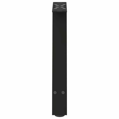 vidaXL Pieds de table basse forme A 2 pcs Noir 50x(42-43) cm Acier