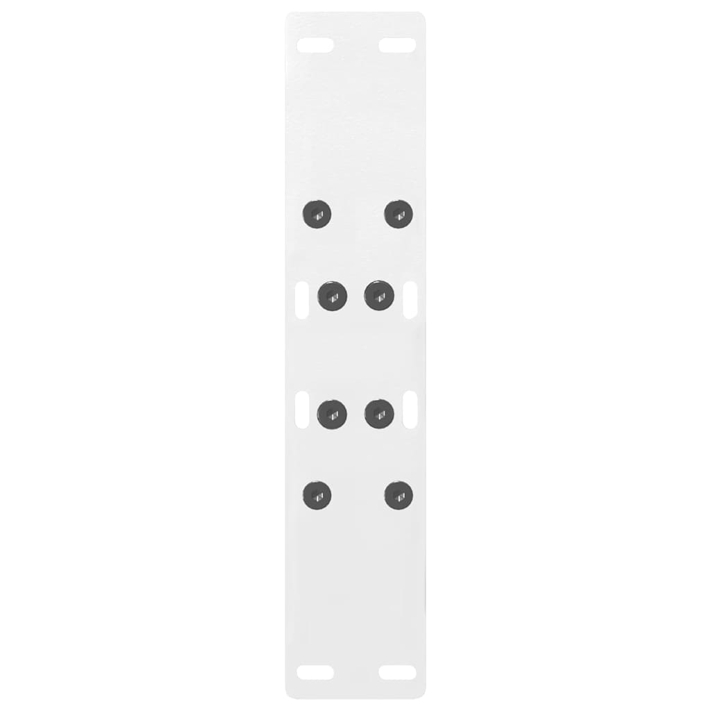 vidaXL Couchtischbeine A-Form 2 Stk. Weiß 50x(42-43) cm Stahl
