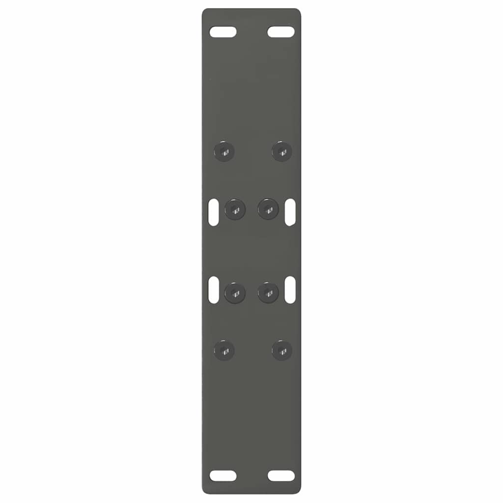 vidaXL Pieds de table basse forme A 2 pcs Anthracite 50x(42-43) cm Acier