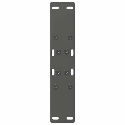 vidaXL Pieds de table basse forme A 2 pcs Anthracite 50x(42-43) cm Acier