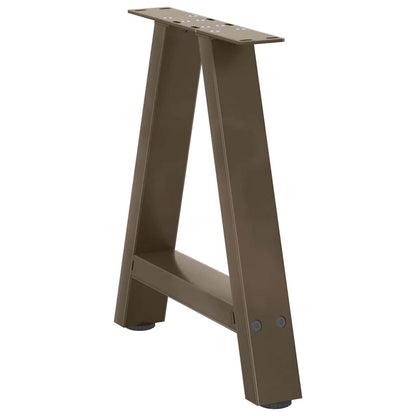 vidaXL Couchtischbeine A-Form 2 Stk. 50x(42-43) cm Stahl