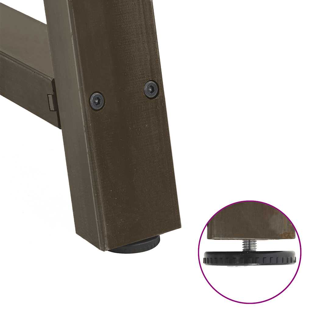 Couchtischbeine A-Form 2 Stk. 50x(42-43) cm Stahl