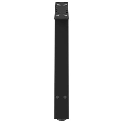 vidaXL Couchtischbeine A-Form 2 Stk. Schwarz 70x(42-43) cm Stahl