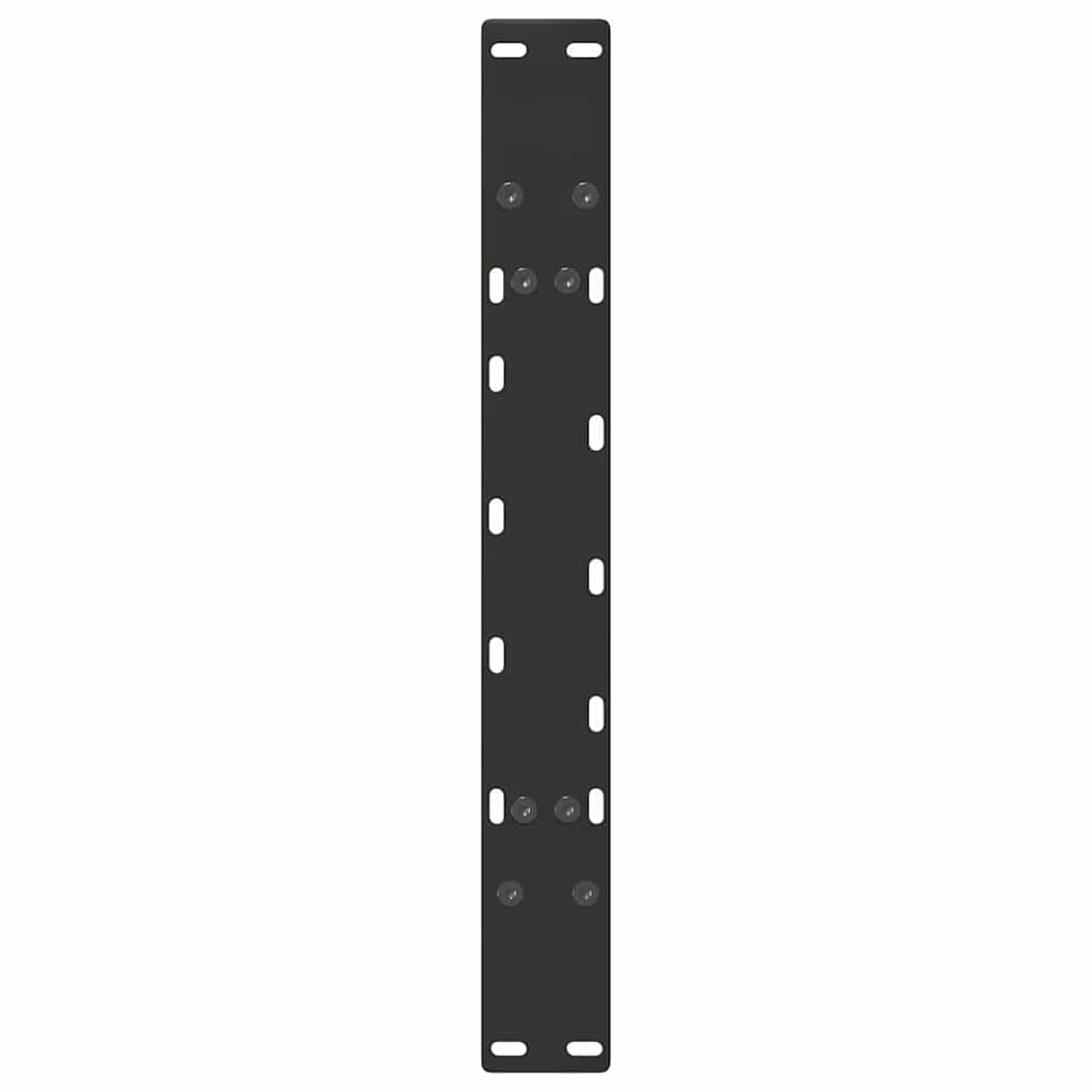 vidaXL Couchtischbeine A-Form 2 Stk. Schwarz 70x(42-43) cm Stahl