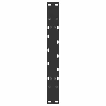 vidaXL Couchtischbeine A-Form 2 Stk. Schwarz 70x(42-43) cm Stahl