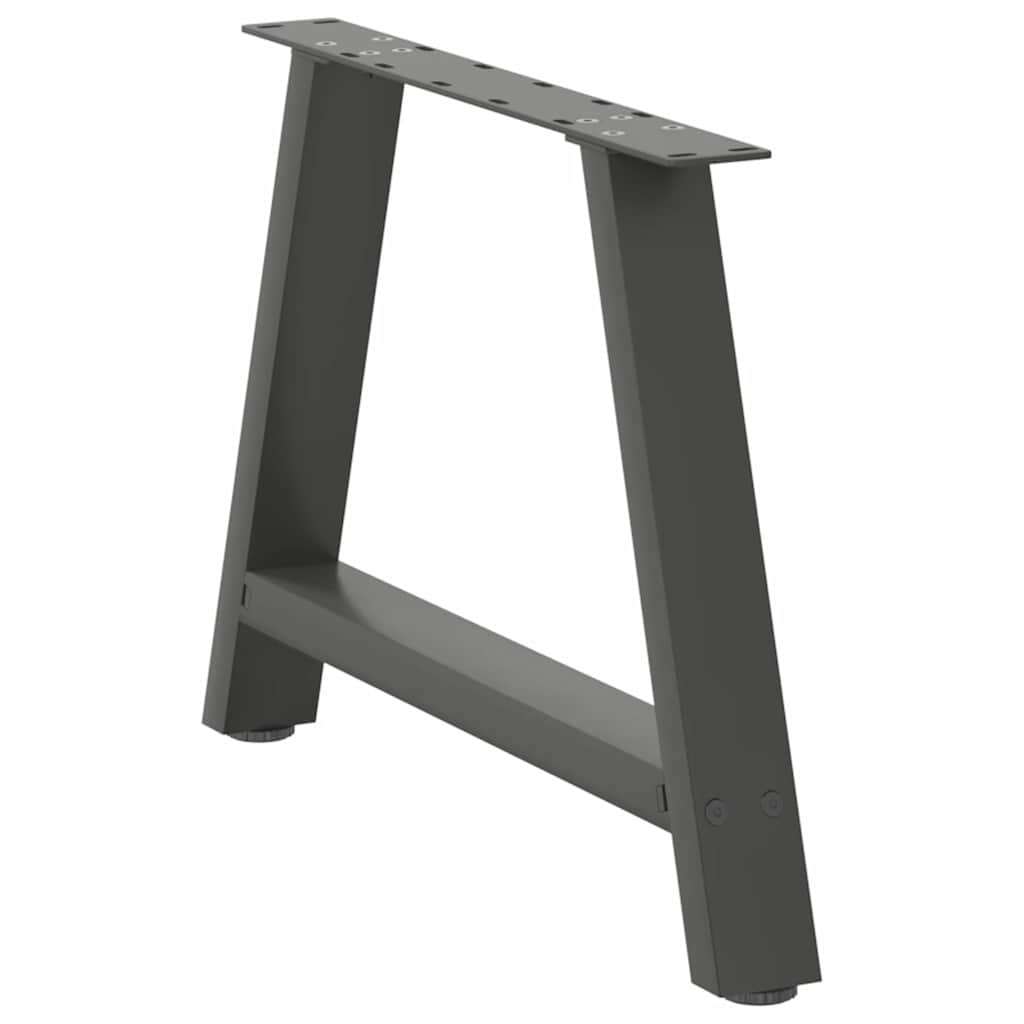 vidaXL Couchtischbeine A-Form 2 Stk. Anthrazit 70x(42-43) cm Stahl