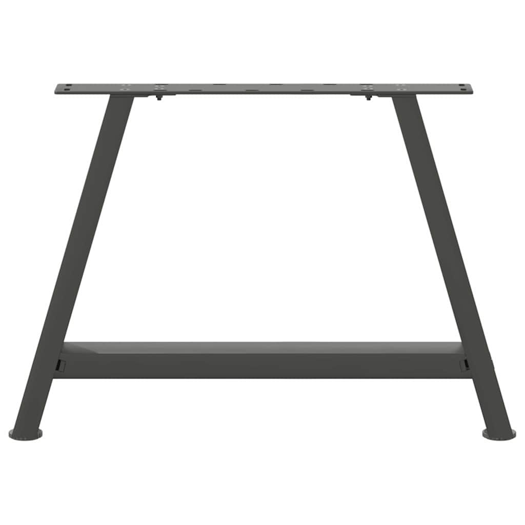 vidaXL Couchtischbeine A-Form 2 Stk. Anthrazit 70x(42-43) cm Stahl