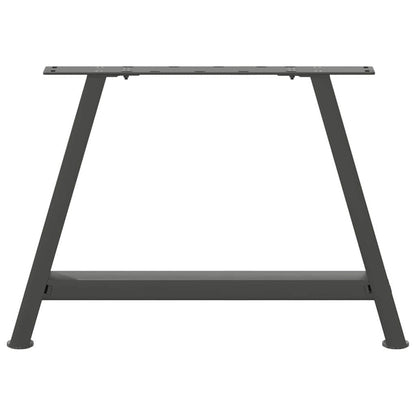 vidaXL Couchtischbeine A-Form 2 Stk. Anthrazit 70x(42-43) cm Stahl