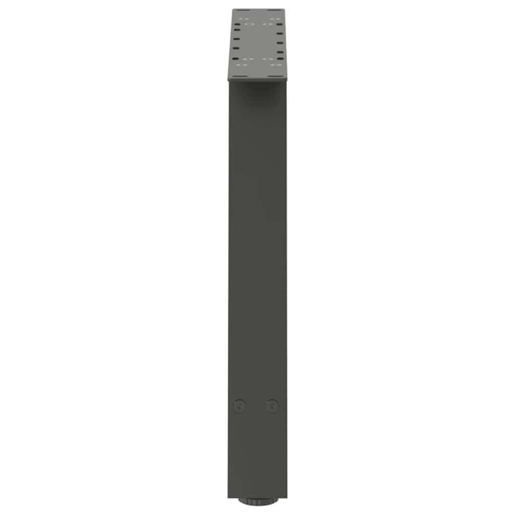 vidaXL Couchtischbeine A-Form 2 Stk. Anthrazit 70x(42-43) cm Stahl