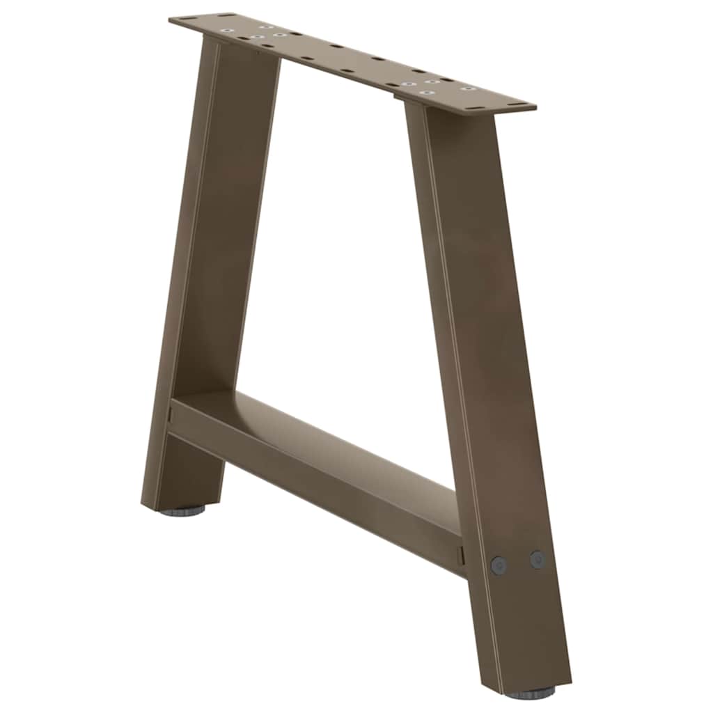vidaXL Couchtischbeine A-Form 2 Stk. 70x(42-43) cm Stahl