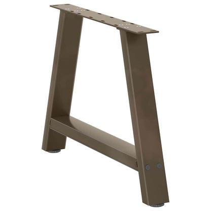 vidaXL Couchtischbeine A-Form 2 Stk. 70x(42-43) cm Stahl