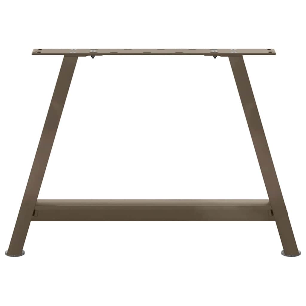 vidaXL Couchtischbeine A-Form 2 Stk. 70x(42-43) cm Stahl