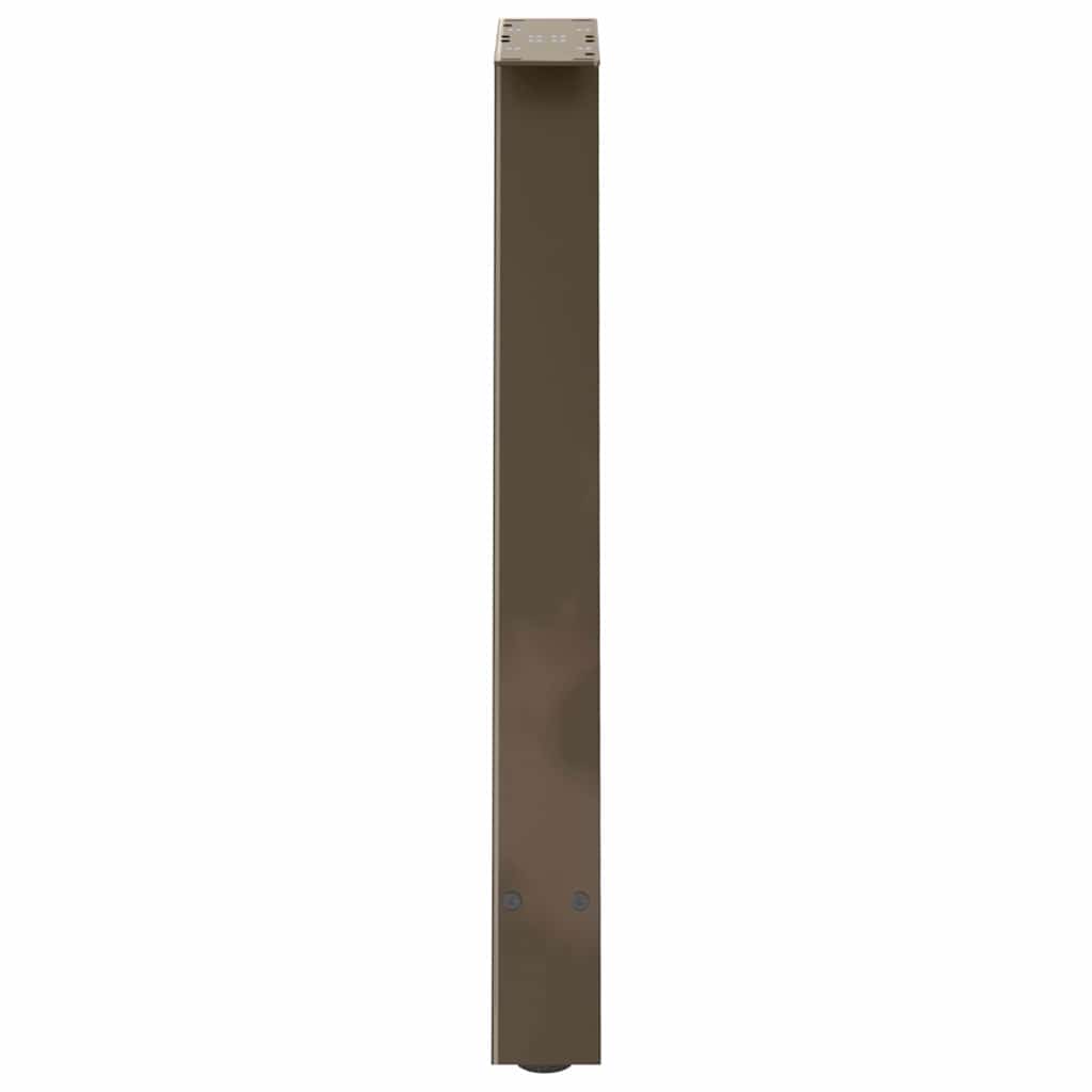 vidaXL Esstischbeine A-Form 2 Stk. 50x(72-73) cm Stahl