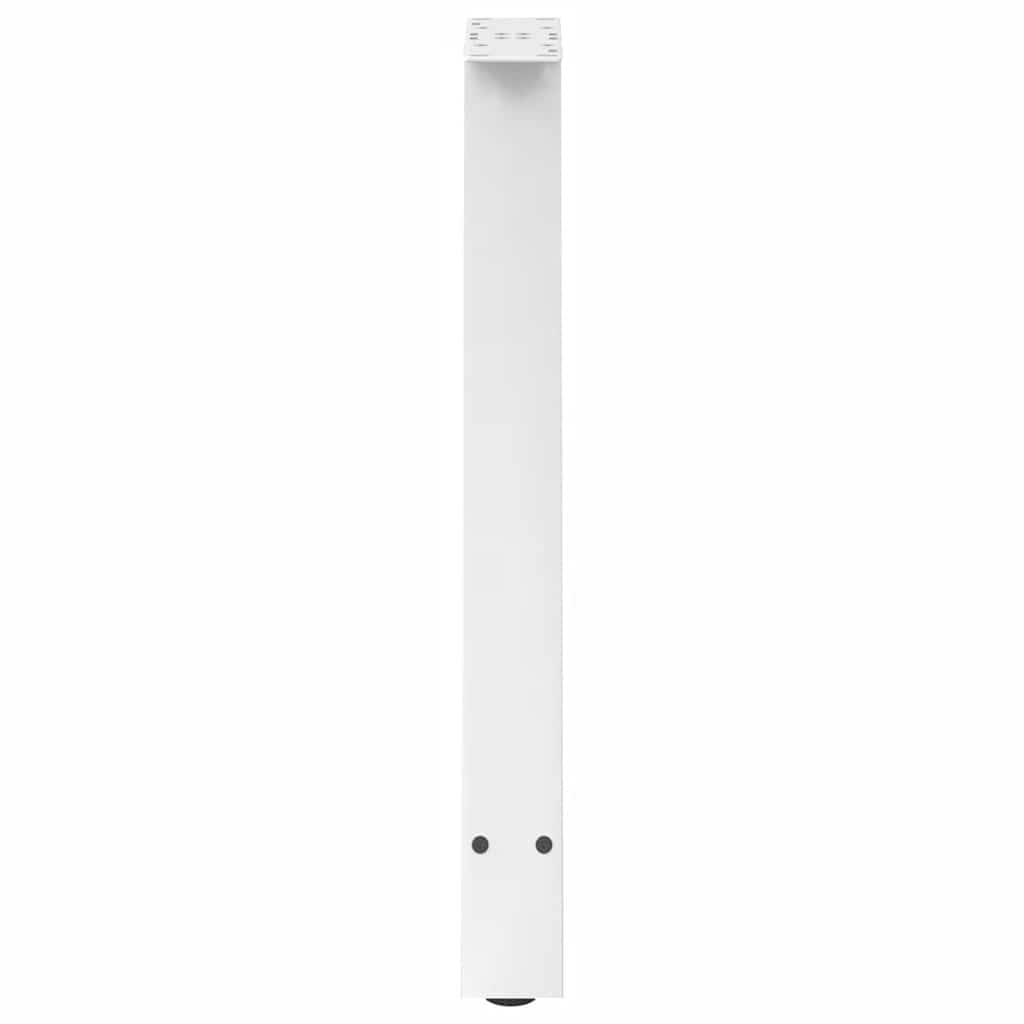 vidaXL Esstischbeine A-Form 2 Stk. Weiß 60x(72-73) cm Stahl
