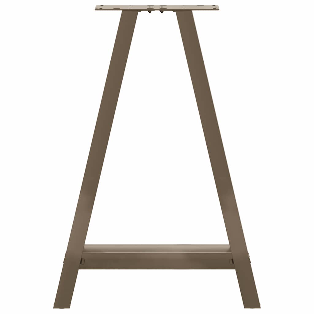 Esstischbeine A-Form 2 Stk. 60x(72-73) cm Stahl