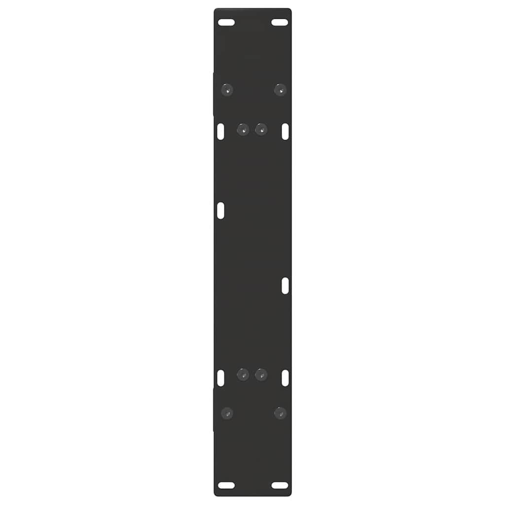 vidaXL Esstischbeine A-Form 2 Stk. Schwarz 70x(72-73) cm Stahl