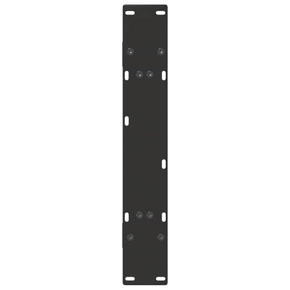 vidaXL Esstischbeine A-Form 2 Stk. Schwarz 70x(72-73) cm Stahl