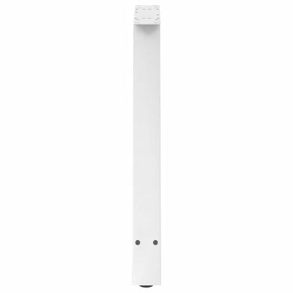 vidaXL Esstischbeine A-Form 2 Stk. Weiß 70x(72-73) cm Stahl
