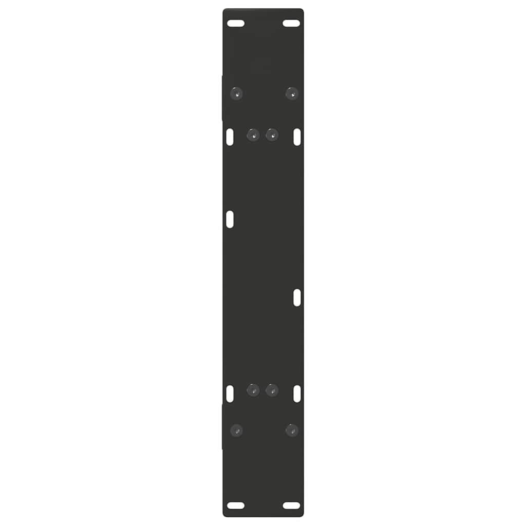 vidaXL Esstischbeine A-Form 2 Stk. Schwarz 80x(72-73) cm Stahl