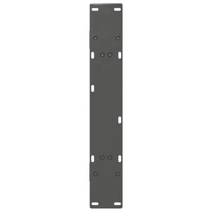 vidaXL Pieds de table à manger en forme de A 2 pcs Anthracite 80x(72-73) cm Acier