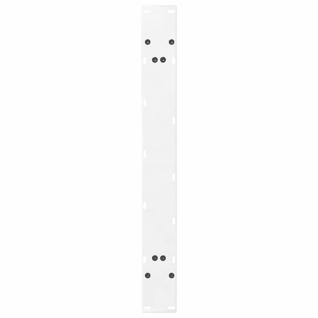 vidaXL Esstischbeine A-Form 2 Stk. Weiß 100x(72-73) cm Stahl