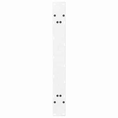 vidaXL Esstischbeine A-Form 2 Stk. Weiß 100x(72-73) cm Stahl