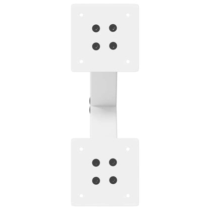 Couchtischbeine X-Form 2 Stk. Weiß 30x(30-31) cm Stahl
