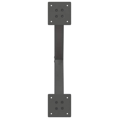 vidaXL Couchtischbeine X-Form 2 Stk. Anthrazit 60x(30-31) cm Stahl