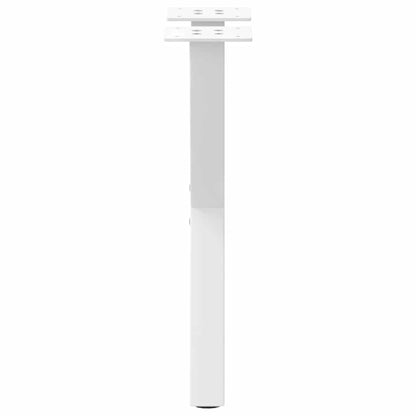 vidaXL Couchtischbeine X-Form 2 Stk. Weiß 38x(42-43) cm Stahl