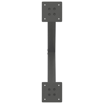 vidaXL Couchtischbeine X-Form 2 Stk. Anthrazit 60x(42-43) cm Stahl