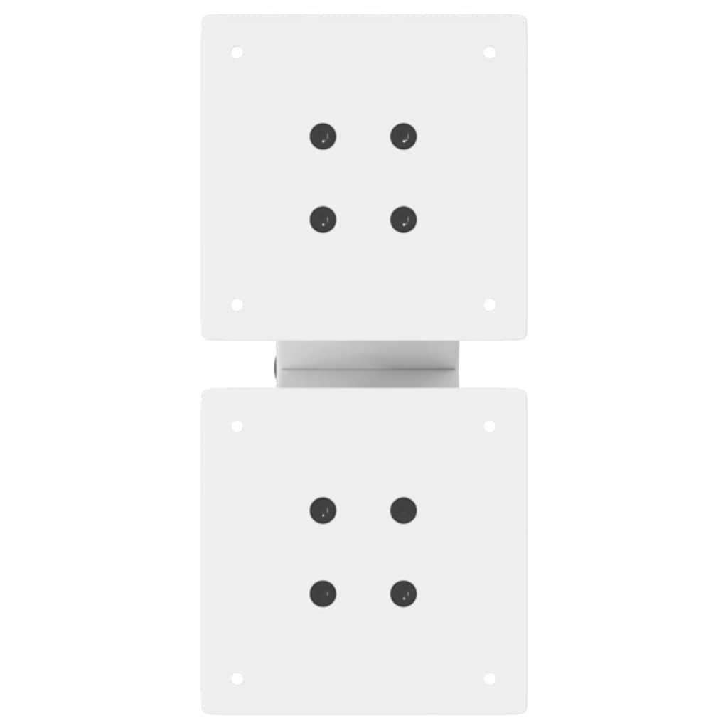 vidaXL Pieds de table basse en X 2 pcs Blanc 40x(30-31) cm Acier