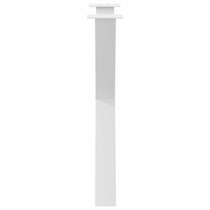 vidaXL Esstischbeine X-Form 3 Stk. Weiß 70x(72-73) cm Stahl