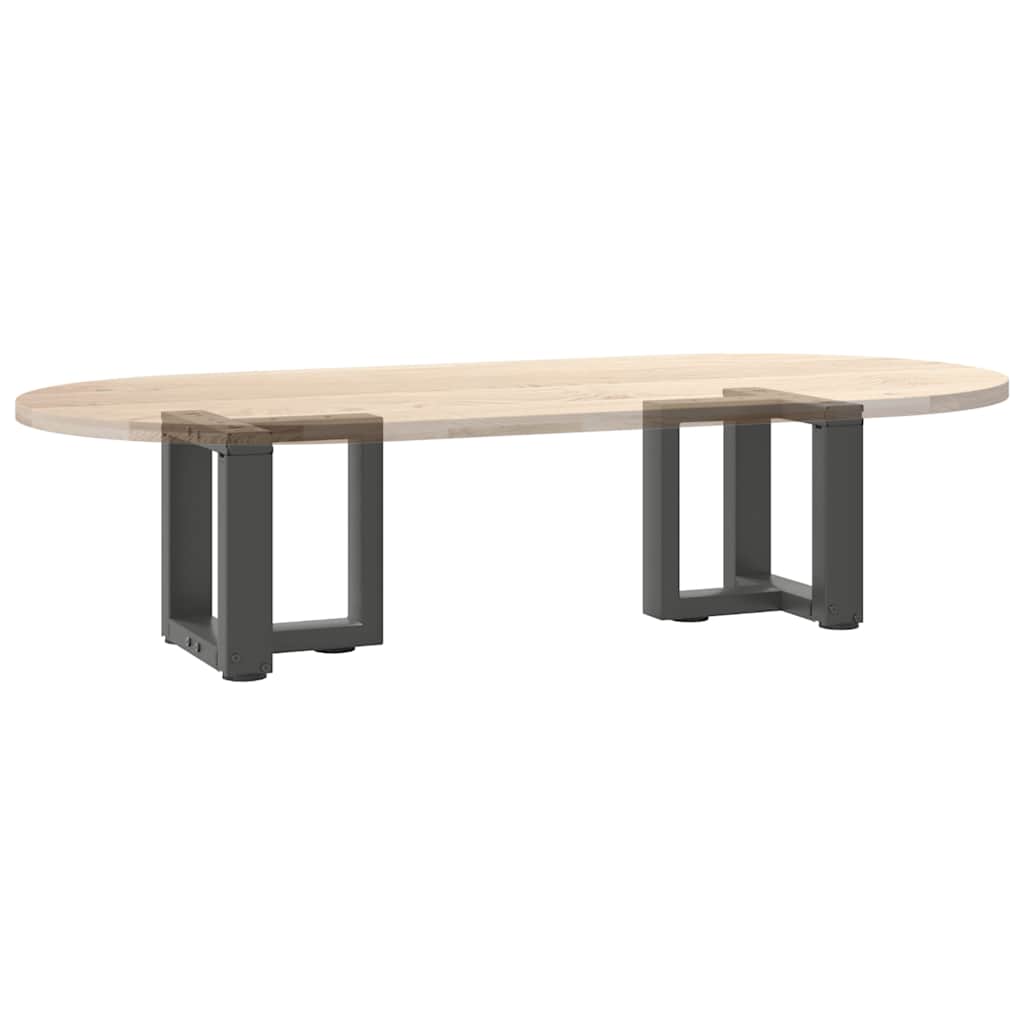 vidaXL Couchtischbeine T-Form 2 Stk. Anthrazit 30x25x(30-31) cm Stahl