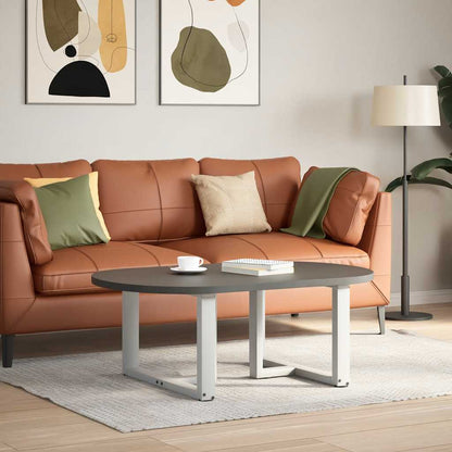 vidaXL Couchtischbeine T-Form 2 Stk. Weiß 60x25x(42-43) cm Stahl