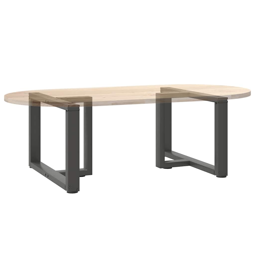 vidaXL Couchtischbeine T-Form 2 Stk. Anthrazit 60x25x(42-43) cm Stahl