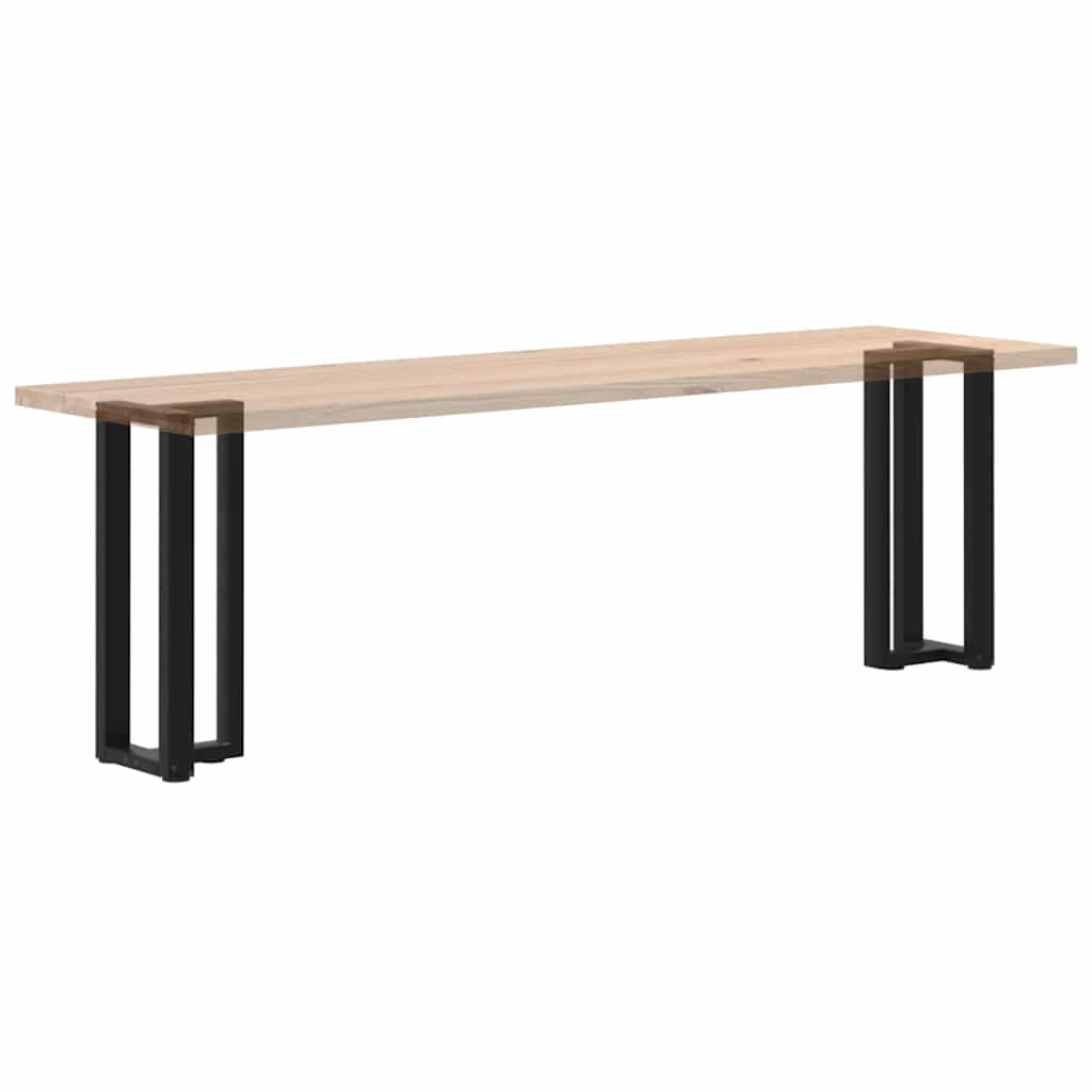 vidaXL Konsolentischbeine T-Form 2 Stk. Schwarz 25x28x(72-73) cm Stahl
