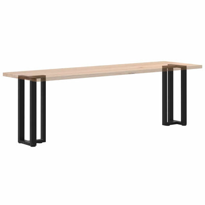 vidaXL Konsolentischbeine T-Form 2 Stk. Schwarz 25x28x(72-73) cm Stahl