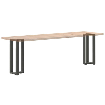 vidaXL Konsolentischbeine T-Form 2Stk. Anthrazit 25x28x(72-73)cm Stahl