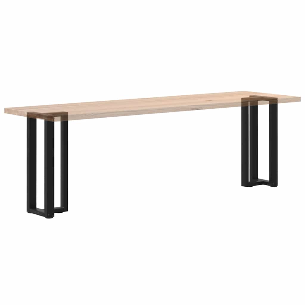 vidaXL Konsolentischbeine T-Form 2 Stk. Schwarz 38x25x(72-73) cm Stahl