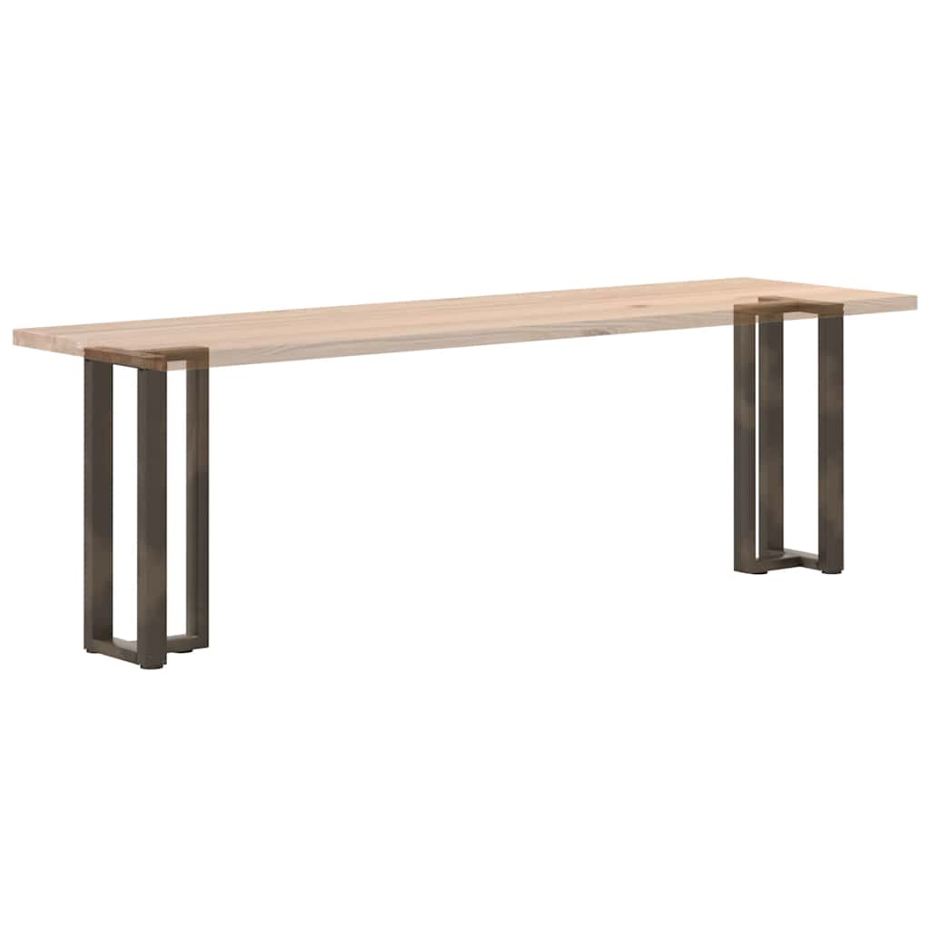 vidaXL Konsolentischbeine T-Form 2 Stk. Naturstahl 38x25x(72-73) cm