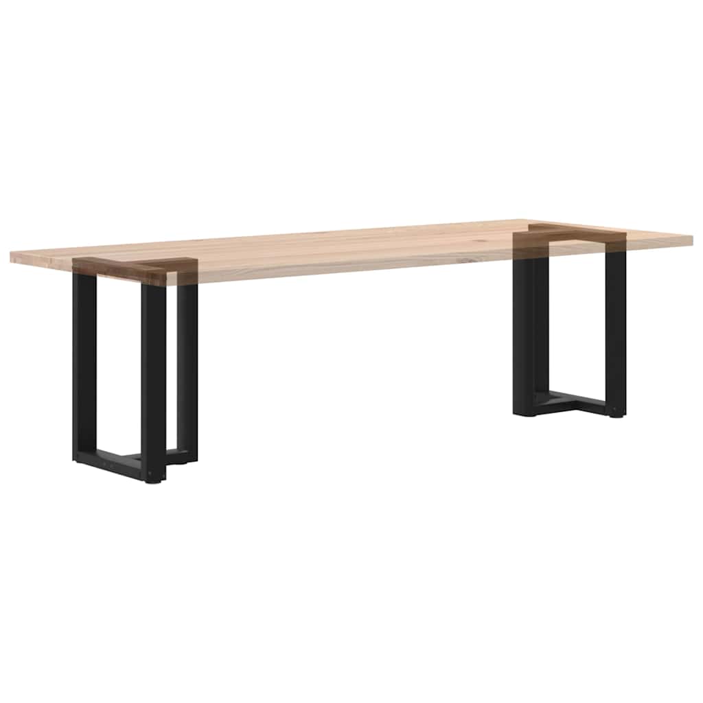 vidaXL Esstischbeine T-Form 2 Stk. Schwarz 60x35x(72-73) cm Stahl