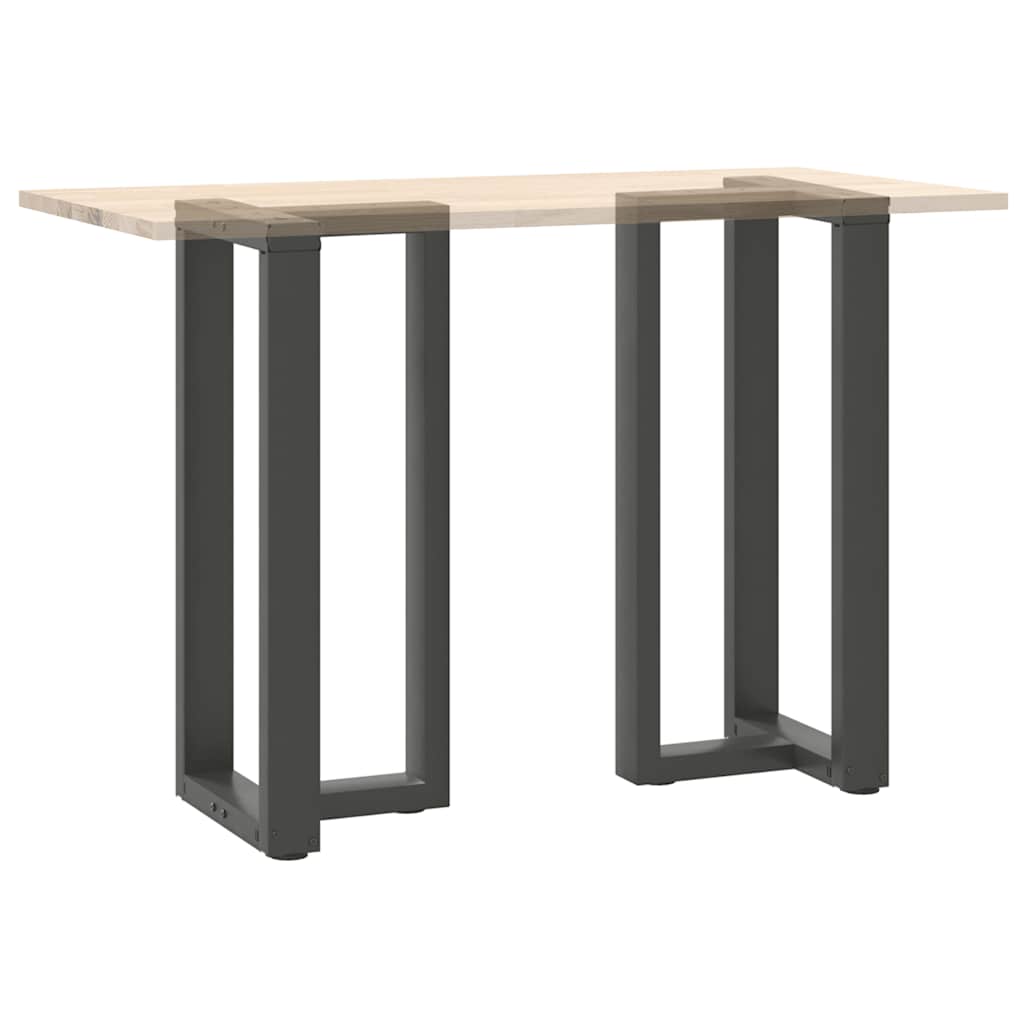 vidaXL Bartischbeine T-Form 2 Stk. Anthrazit 40x35x(90-91) cm Stahl
