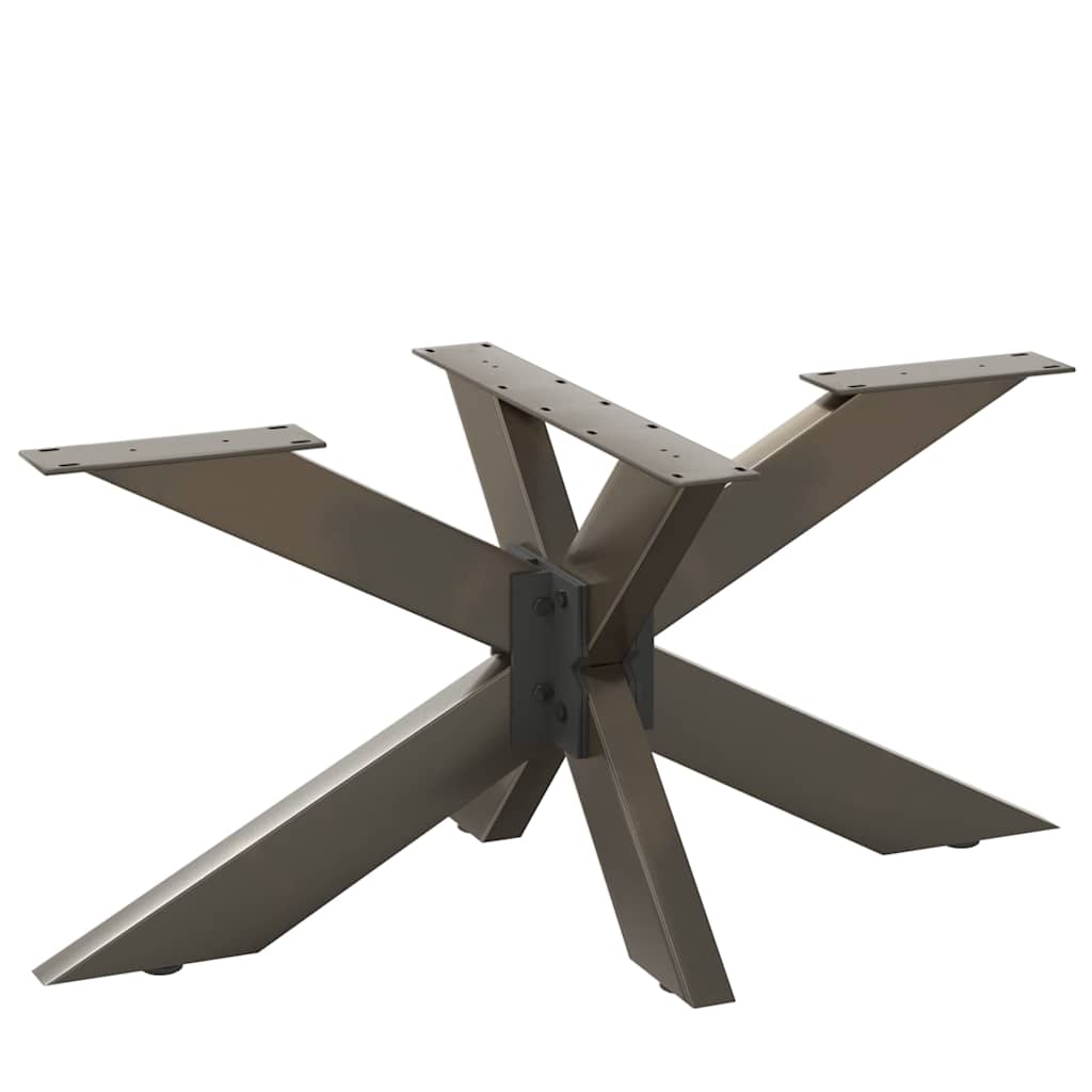 vidaXL Couchtischbein in Spinnenform Naturstahl 98x58x(42-43) cm Stahl